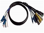 Optical fiber camera cable
