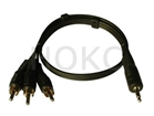 RCA-F to DC-M(3.5MM) A/V cable