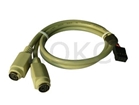 Minidin 6p to housing cable