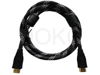 HDMI to HDMI with ferrite ring cable