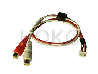 RCA-F to hosing A/V cable